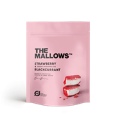 The Mallows Strawberrry & Blackcurrent Skumfiduser med bær 80 g - Økologisk/Glutenfri/Laktosefri NEDSAT PGA HOLDBARHED